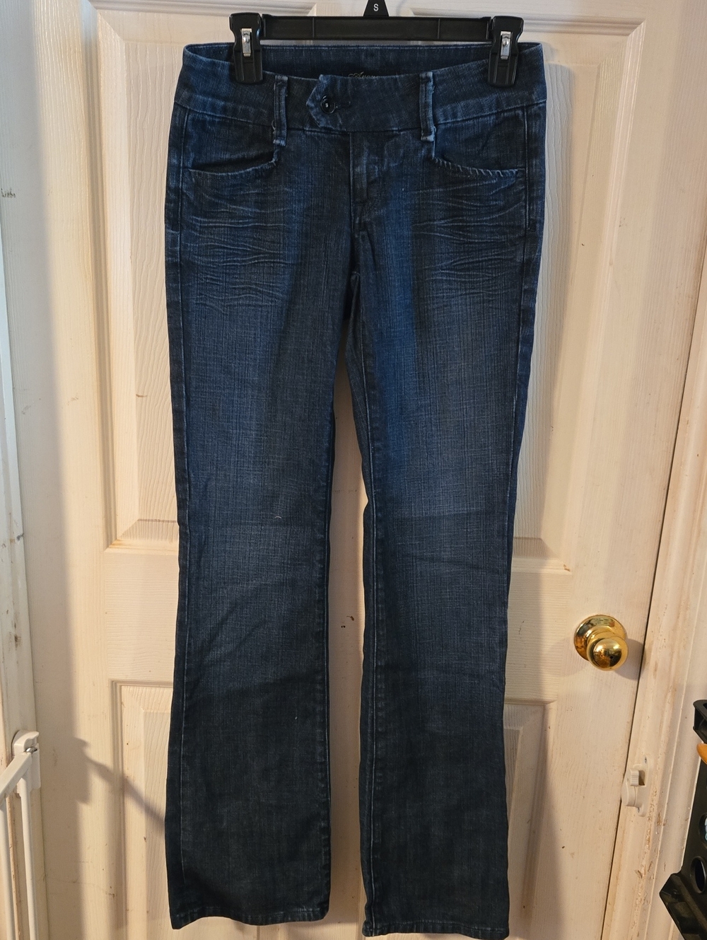 Anoname Dark Blue Straight-Leg Jeans